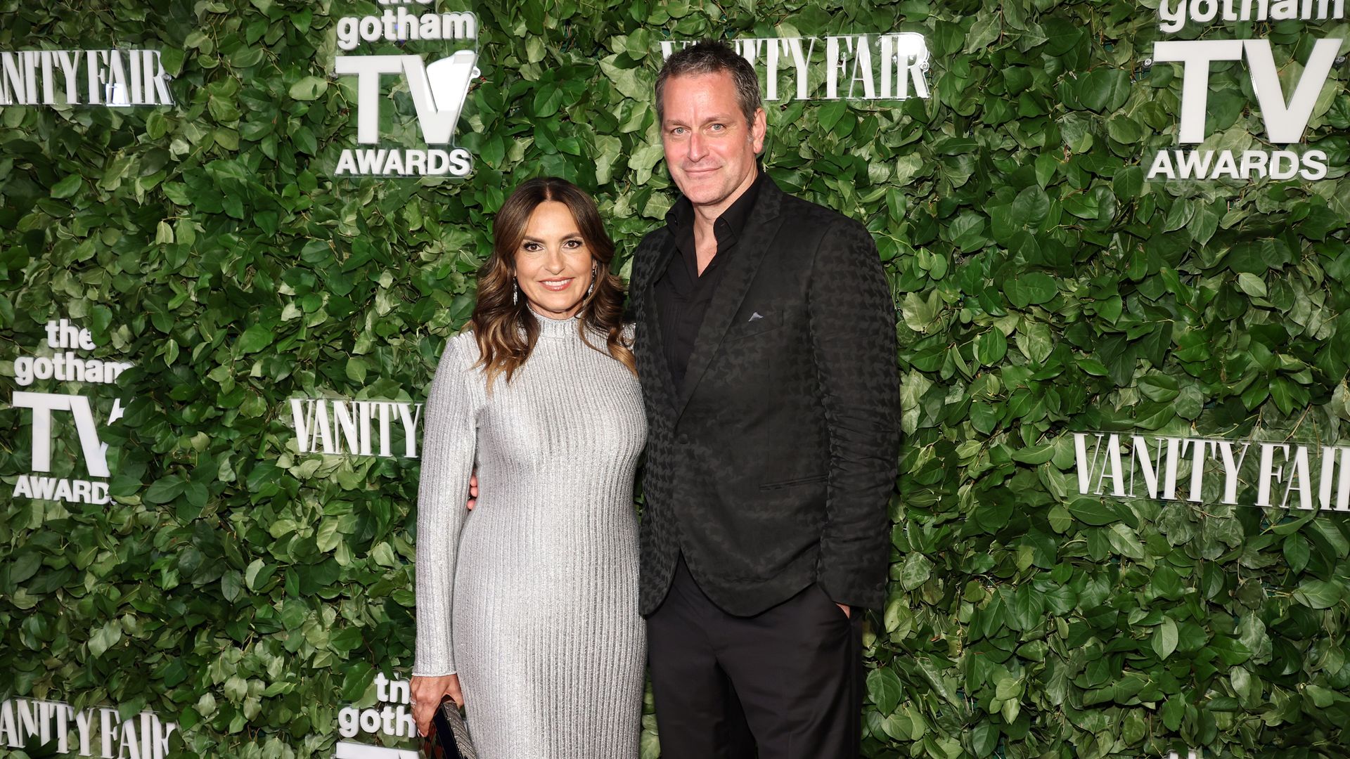 Mariska Hargitay and Peter Hermann attend The Inaugural Gotham TV Awards at Cipriani 25 Broadway on June 04, 2024 in New York City.