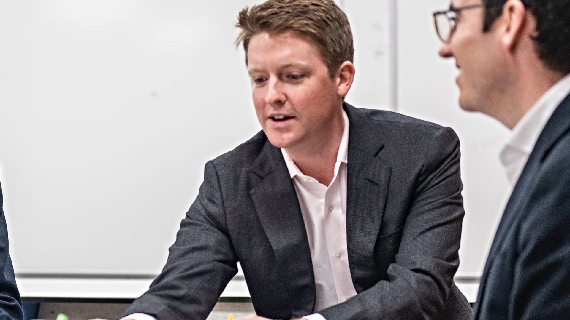 The Duke of Westminster meets students from Birchwood Community High School