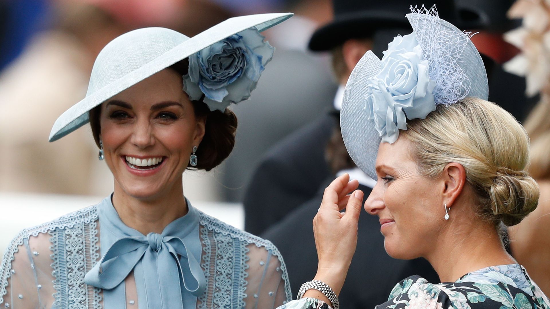 Kate Middleton and Zara Tindall at Ascot