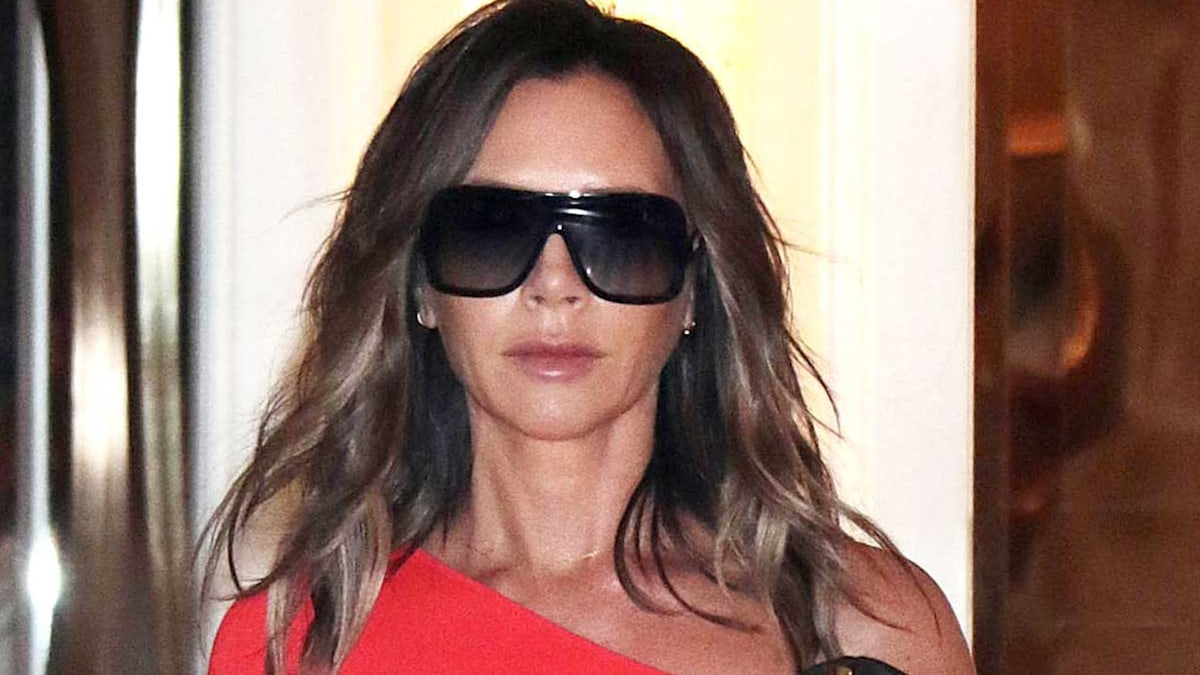 Victoria Beckham wows in red hot bikini alongside shirtless David - see ...