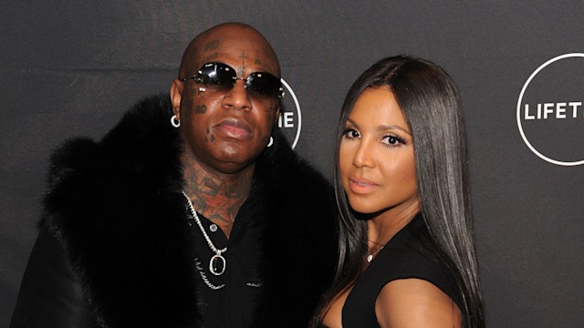 Toni Braxton and Birdman smile for the camera