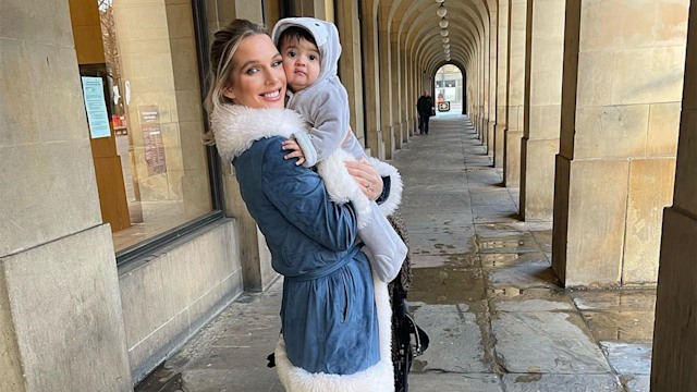 helen flanagan and baby in denim