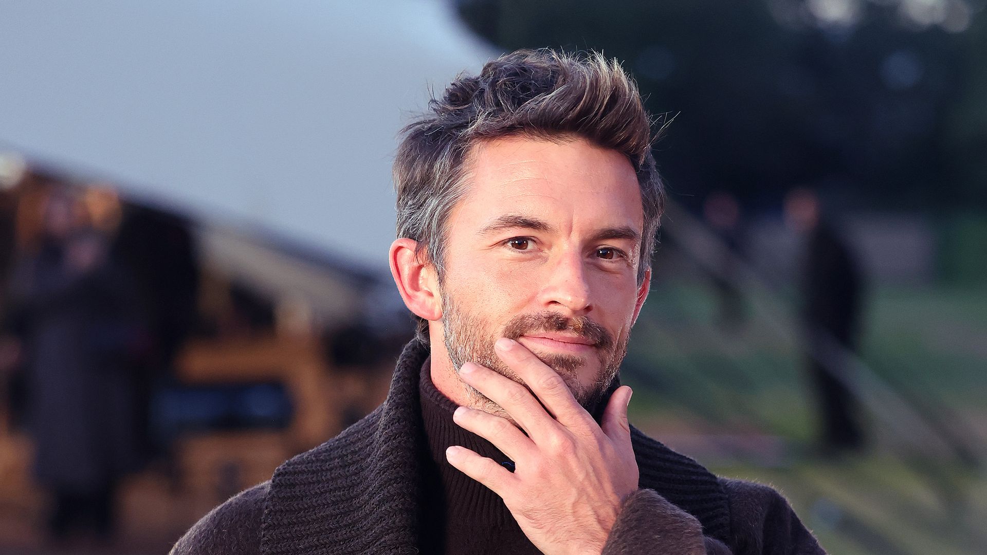 Jonathan Bailey attends the Burberry show during London Fashion Week September 2025 on September 22, 2025 in London, England