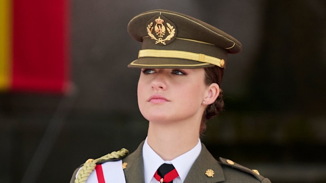 Princess Leonor in military uniform