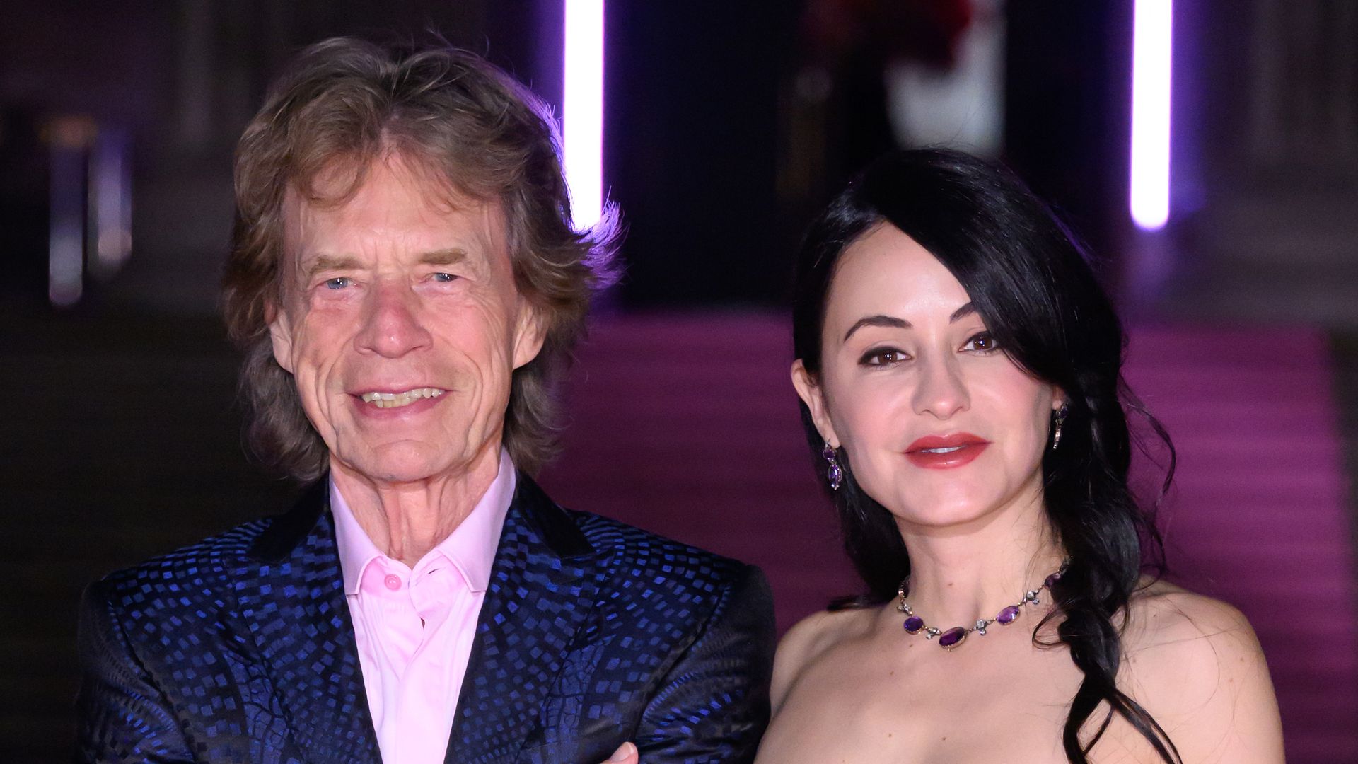 Sir Mick Jagger with longtime partner Melanie Hamrick