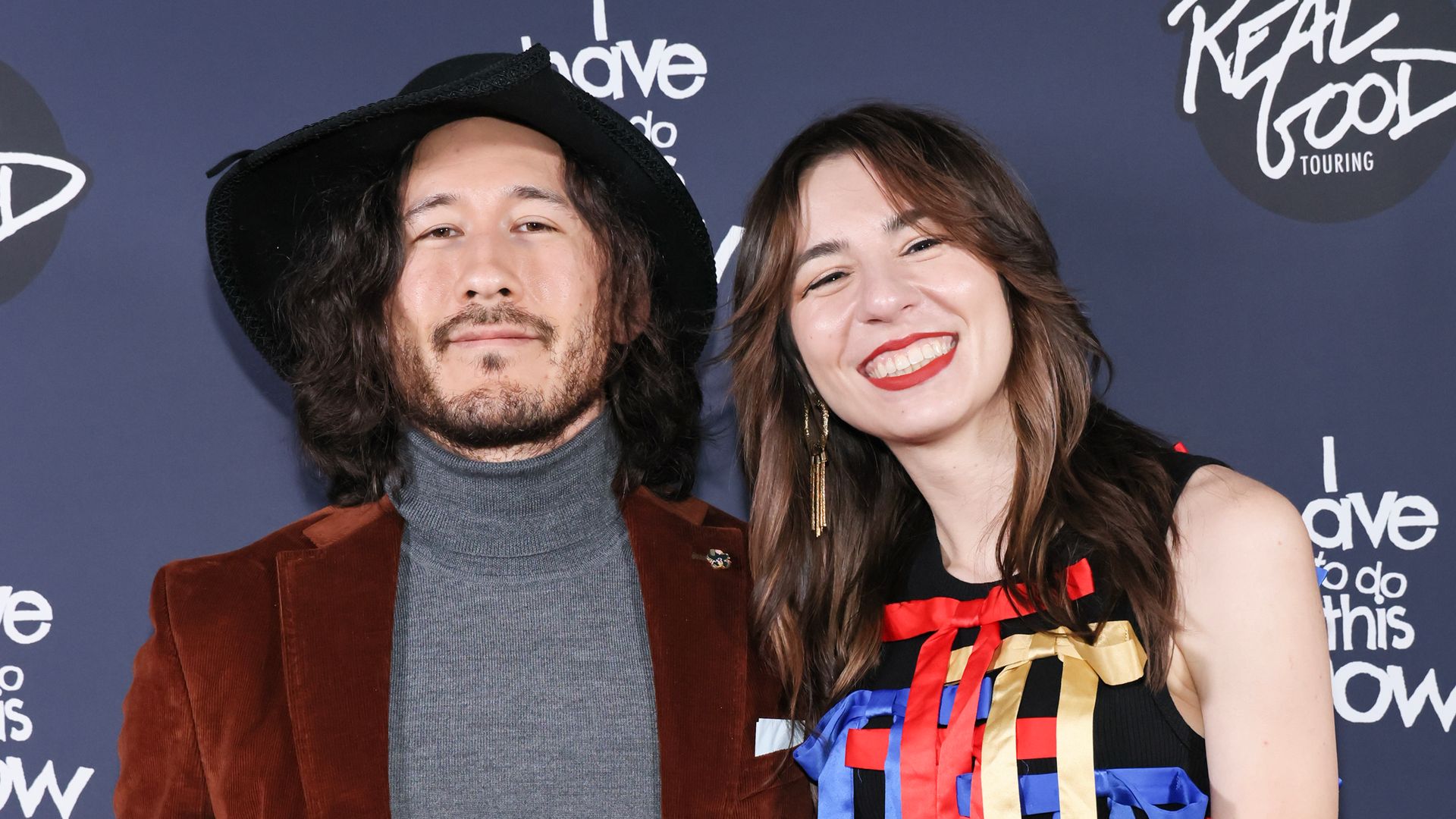 Mark Edward Fischbach and Amy Nelson attend the "I Have to Do This" documentary premiere at Alex Theatre on October 26, 2023 in Glendale, California