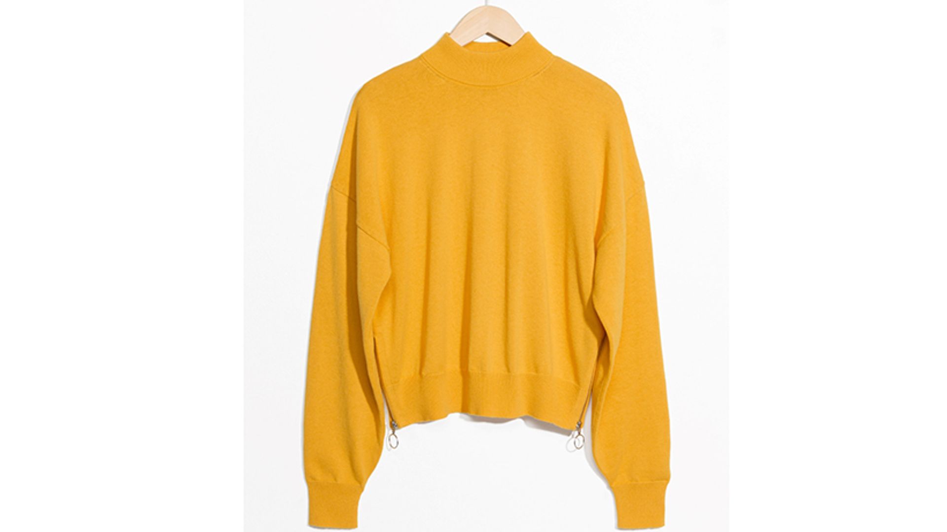 workwear staples yellow knit and other stories