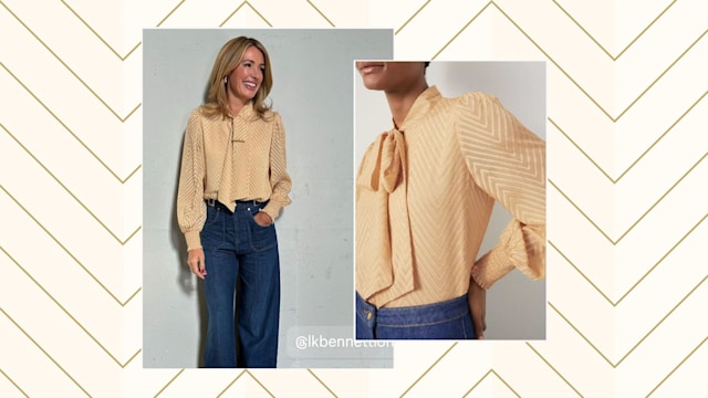 Cat Deeley LK Bennett blouse