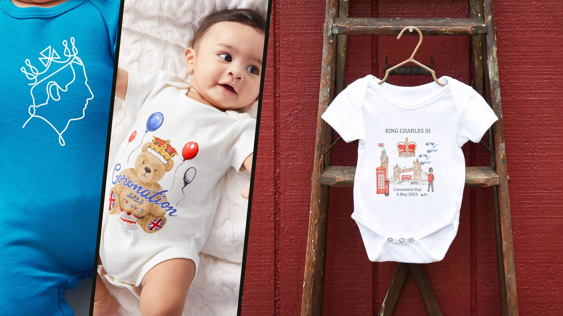 11 adorable Coronation babygrows to shop for the King's coronation - from M&S to Etsy & more