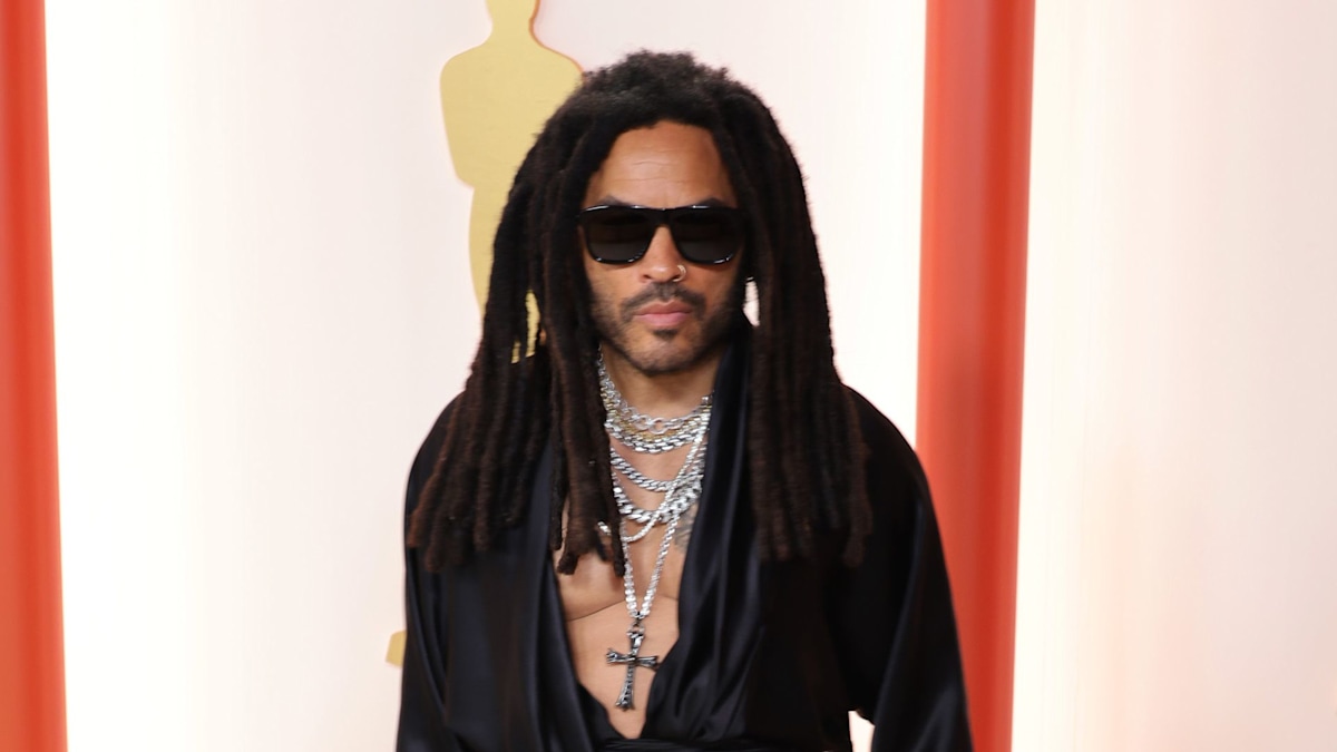 Lenny Kravitz, 60, drives fans wild displaying chiseled tattooed chest ...