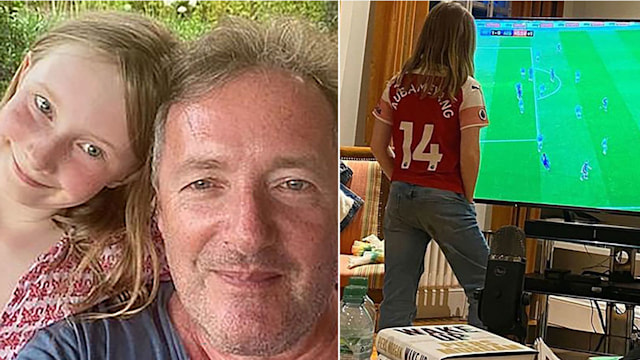 Piers Morgan with daughter Elise 