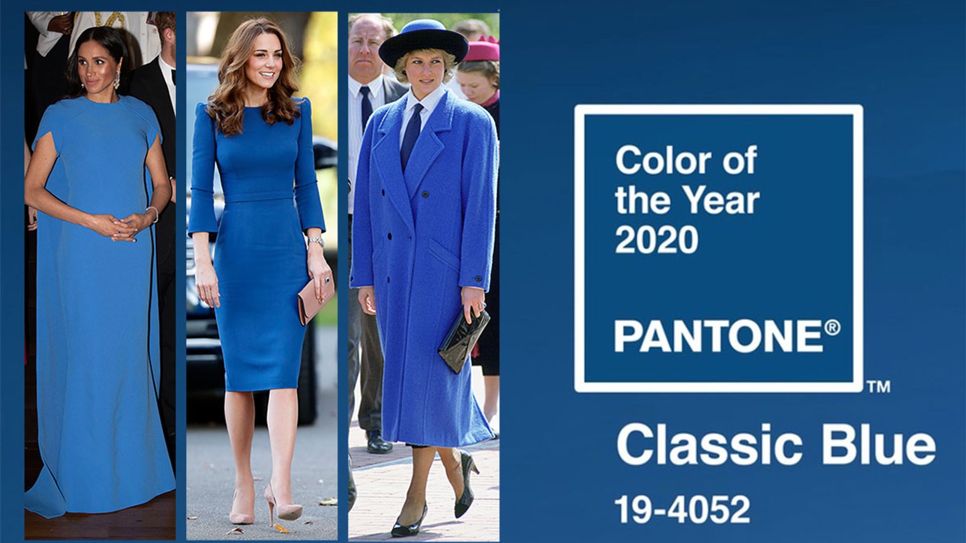 Pantone Colour of the Year 2020: Royals wearing Classic Blue, from Kate Middleton to Meghan Markle, Princess Diana & More