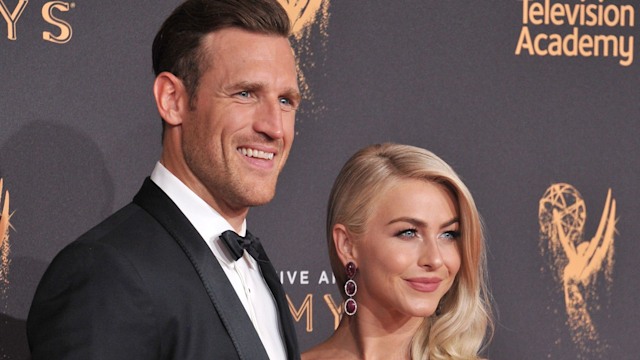 Julianne Hough and Brooks Laich arrive at the 2017 Creative Arts Emmy Awards - Day 1 at Microsoft Theater on September 9, 2017 in Los Angeles, California.