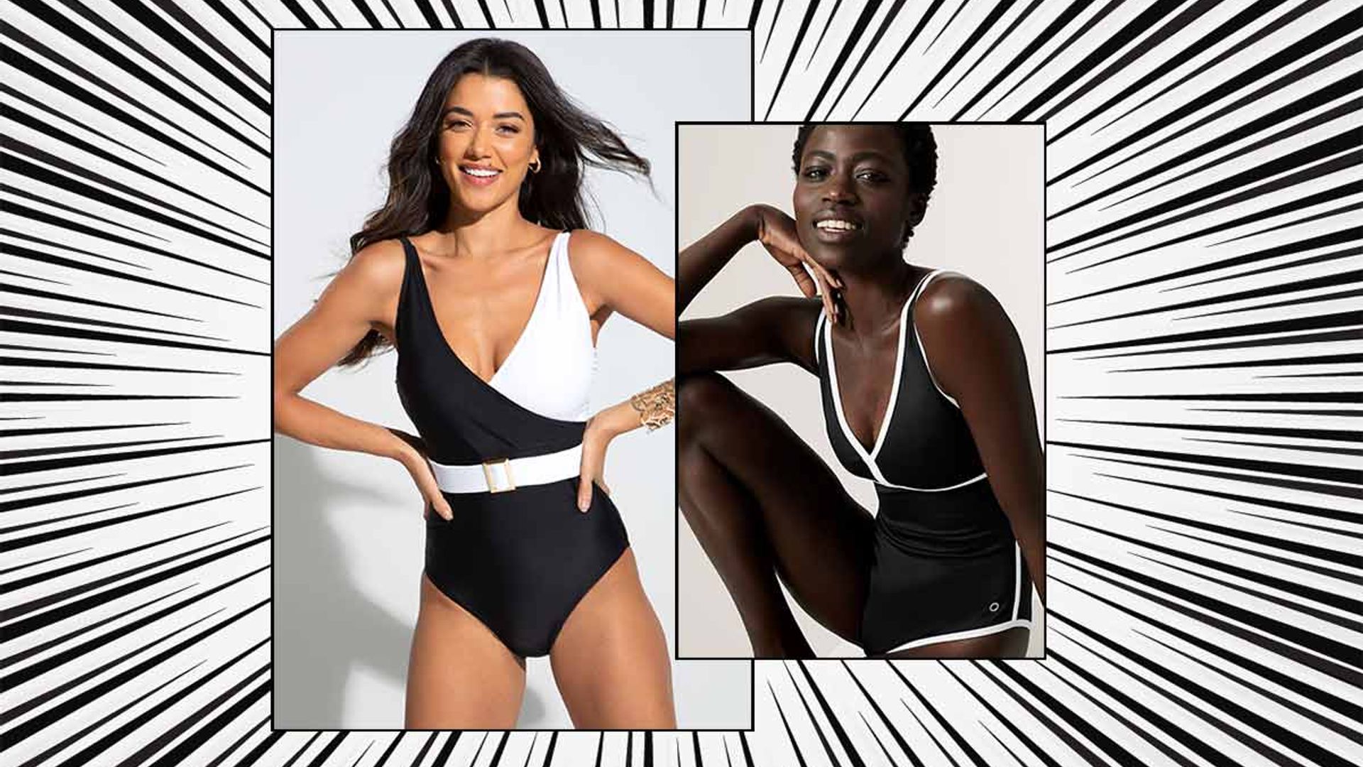 10 Best black and white swimsuits for Chanel vibes by the pool: M&S, ASOS &  MORE | HELLO!