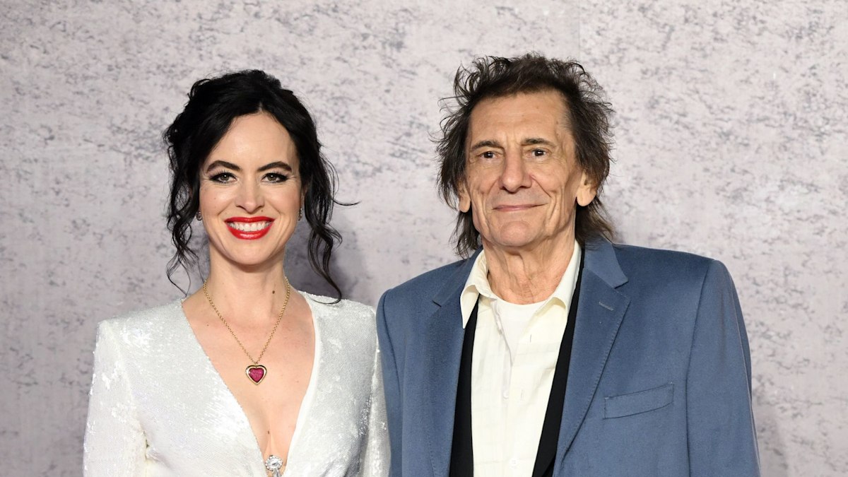 Ronnie Wood, 78, makes rare red carpet appearance with stunning wife, 47