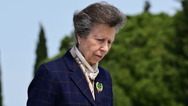 Princess Royal Anne attends the commemoration ceremony, held for the 110th anniversary of the Gallipoli Campaign