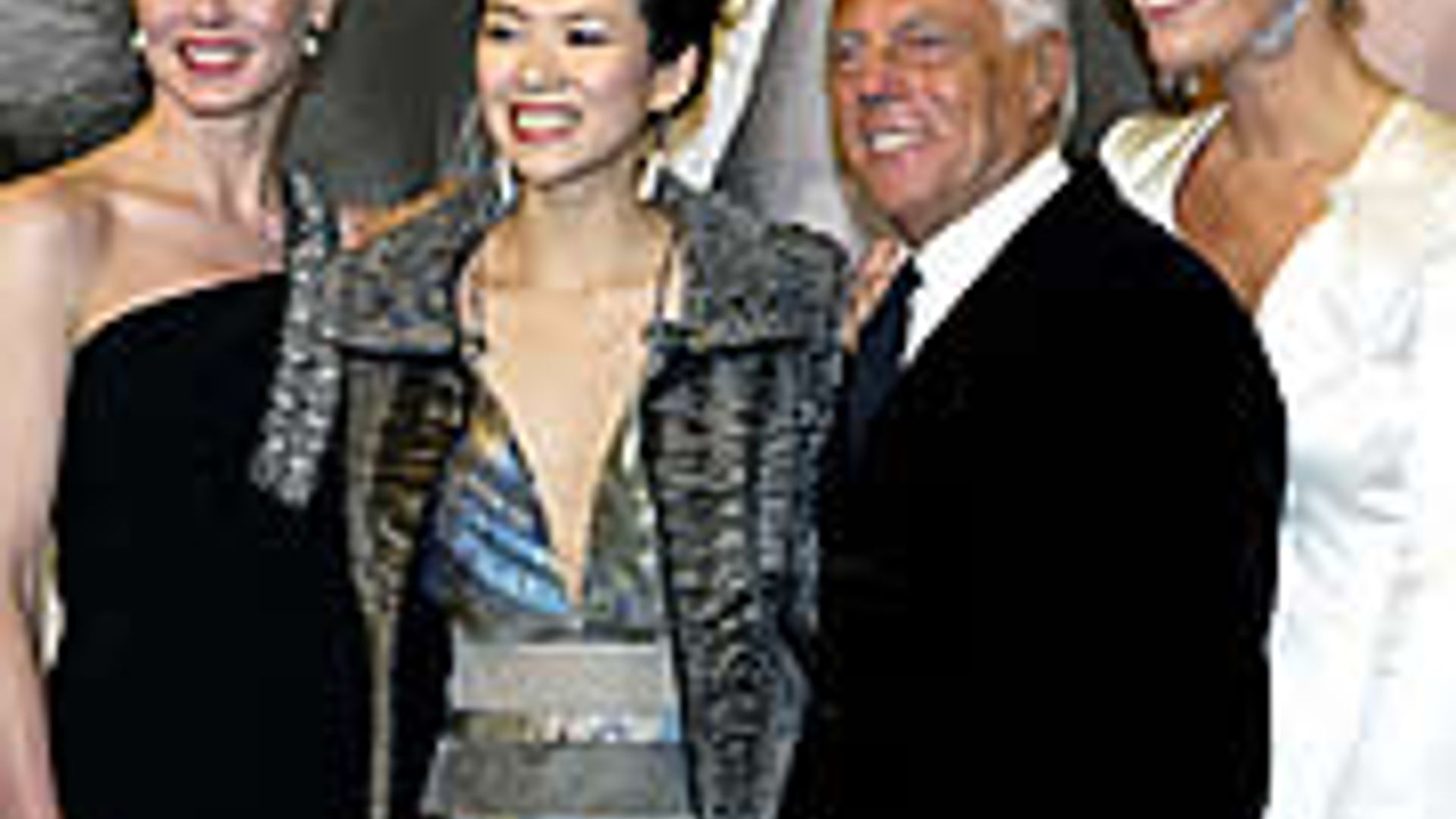 Giorgio Armani, Ziyi Zhang, A radiant Ziyi welcomes Armani | HELLO!