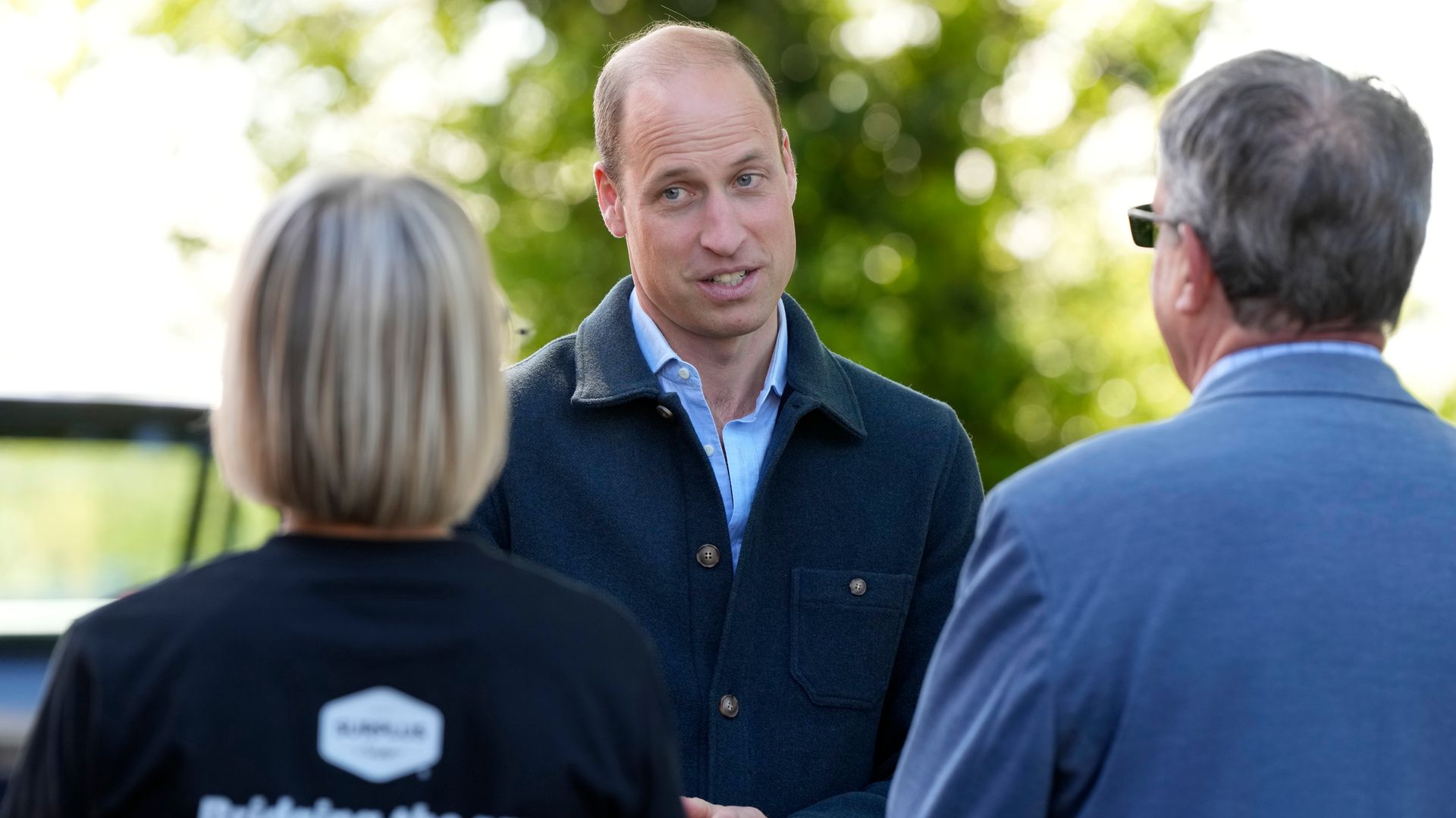 Smiley Prince William returns to work for the first time since Princess Kate's cancer diagnosis