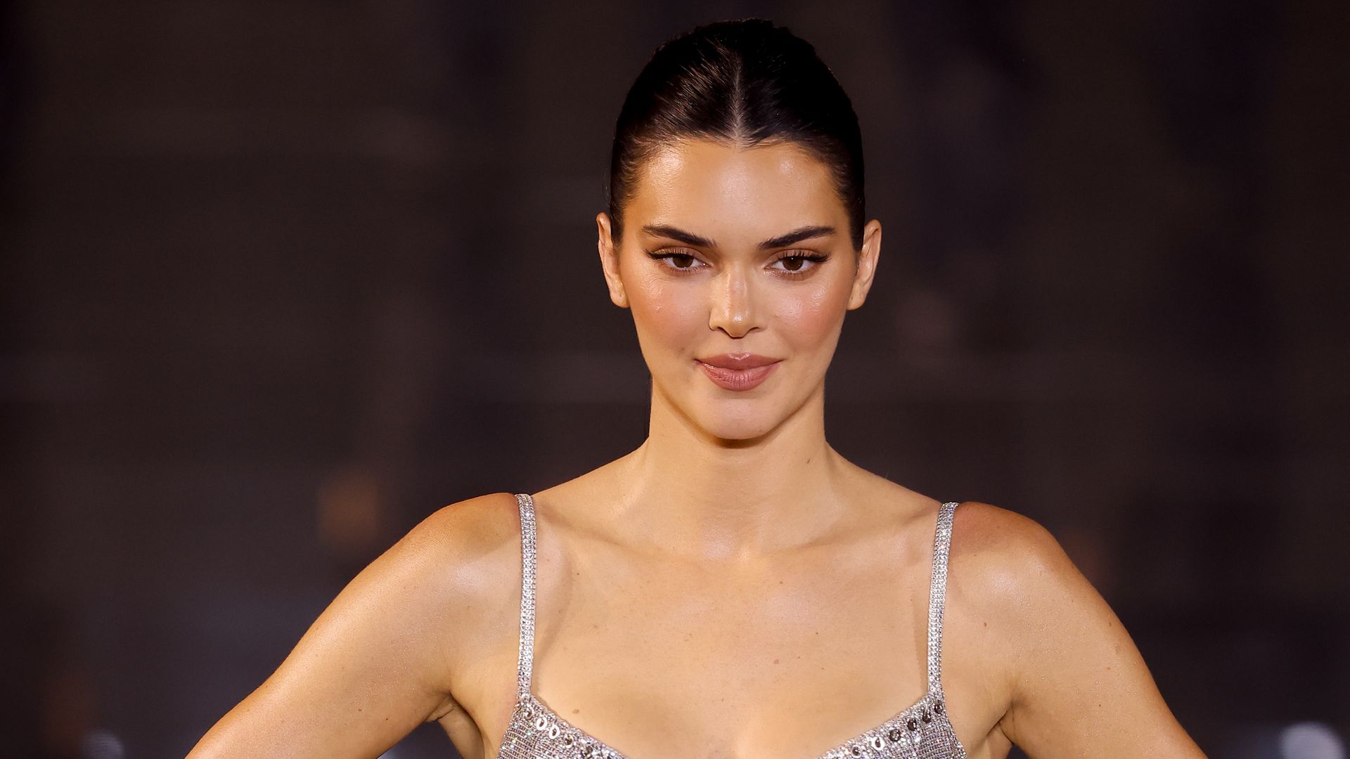 Kendall Jenner displays model physique in miniature bikini for cheeky poolside photos