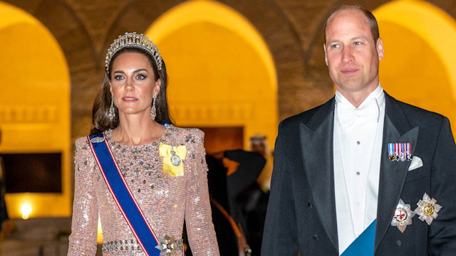 Princess Kate and Prince William in formal wedding attire