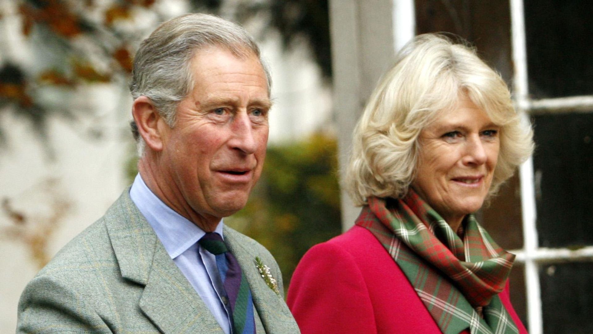 Prince Charles, Prince of Wales and Camilla, Duchess of Cornwall at their Scottish home, Birkhall, on October 21, 2007 in Balmoral, Scotland.
