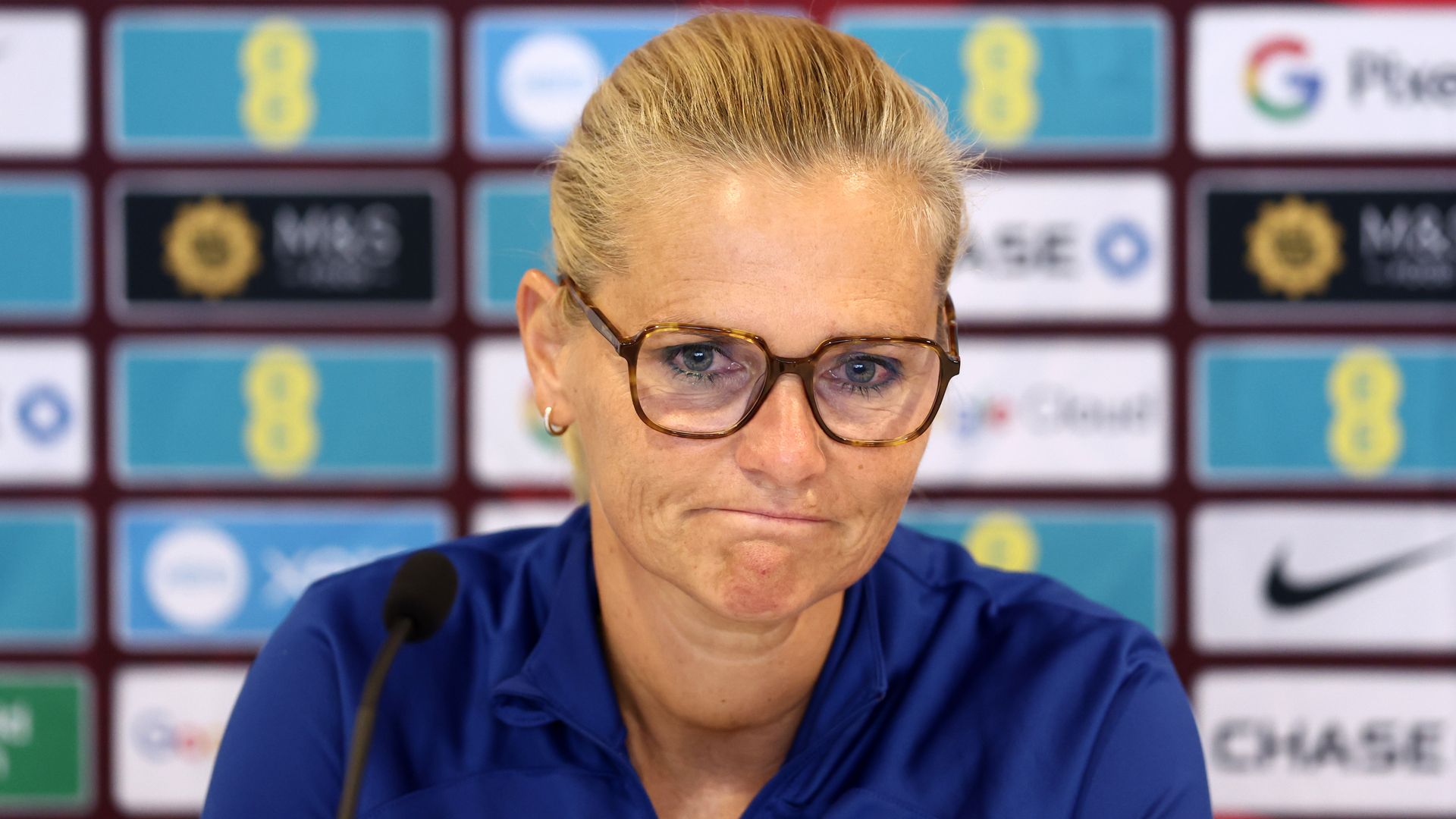 Lionesses boss Sarina Wiegman hits back at ‘really inappropriate’ suggestion of replacing Gareth Southgate as England manager