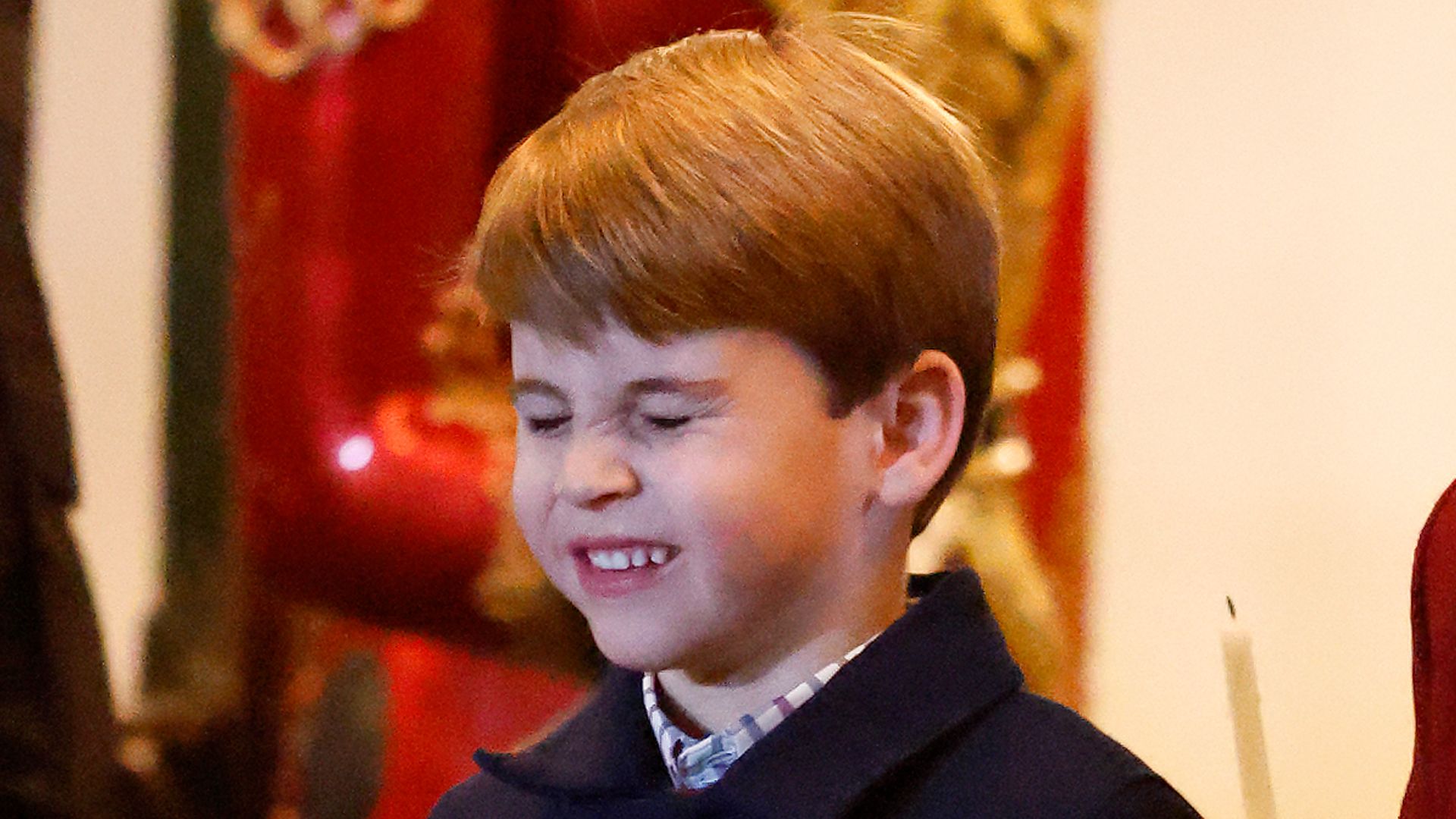 Prince Louis giggling 