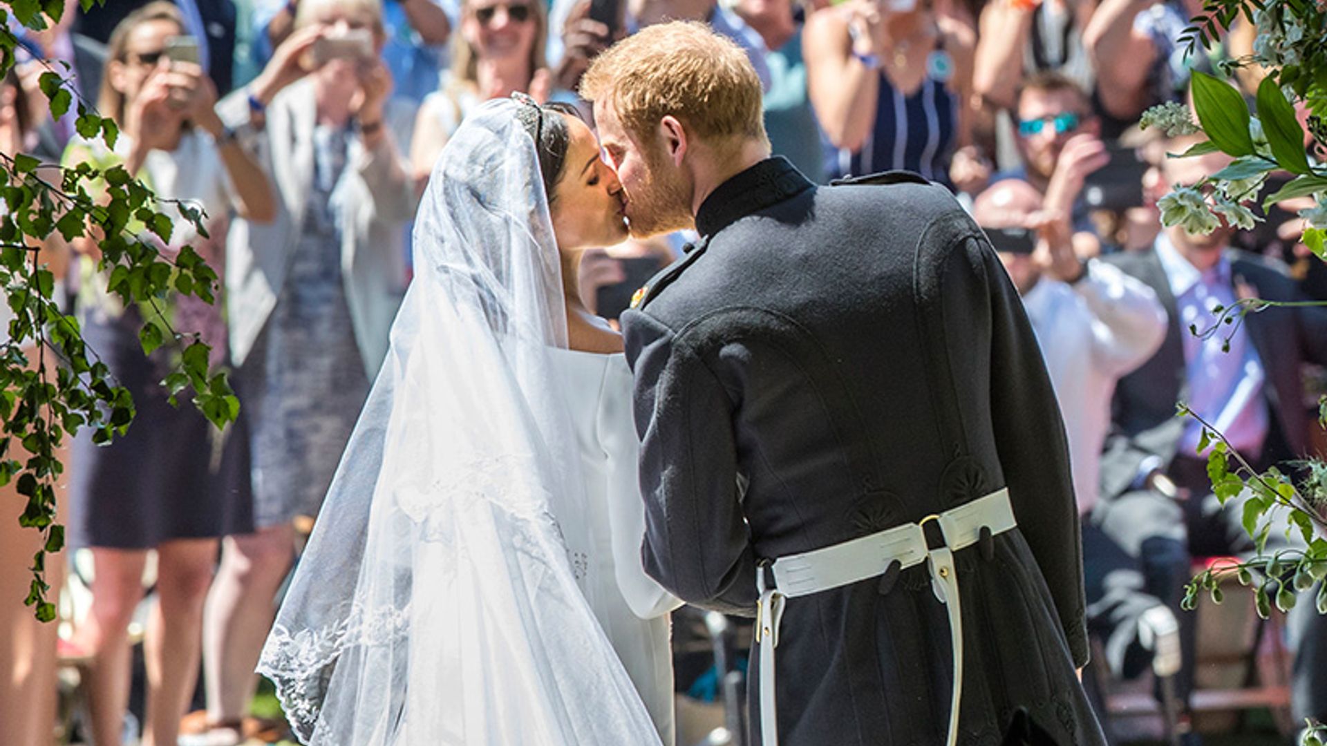 Prince Harry had a sneak peek of Meghan's wedding look before the big day – details