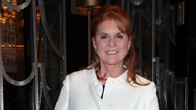 sarah ferguson white coat