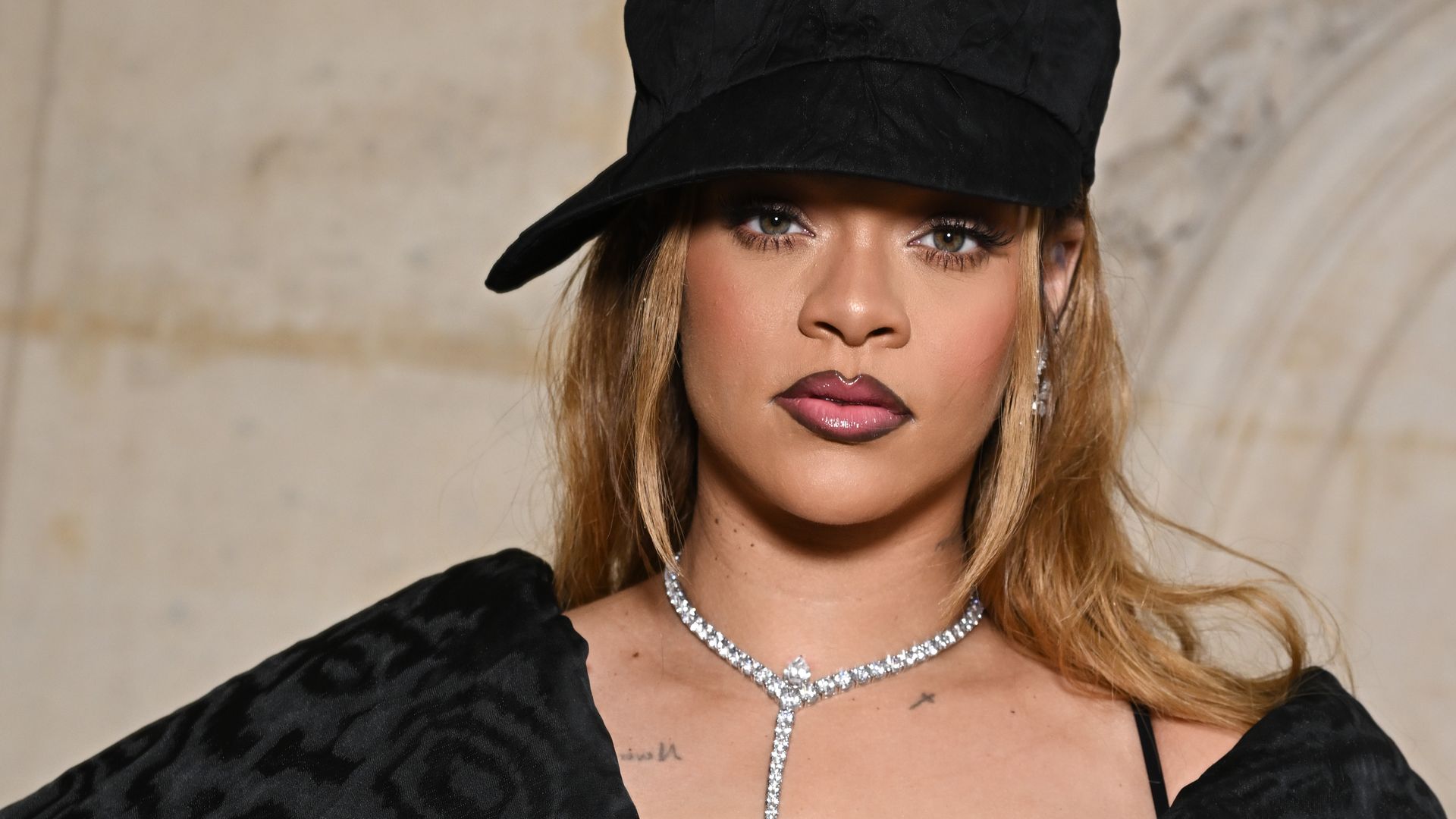 Rihanna attends the Christian Dior Haute Couture Spring/Summer 2024 show as part of Paris Fashion Week  on January 22, 2024 in Paris, France