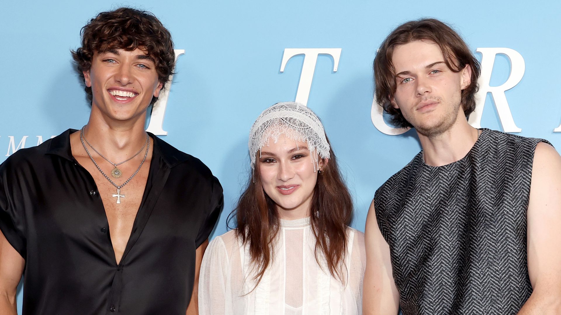 photo of Gavin Casalegno, Lola Tung and Christopher Briney 