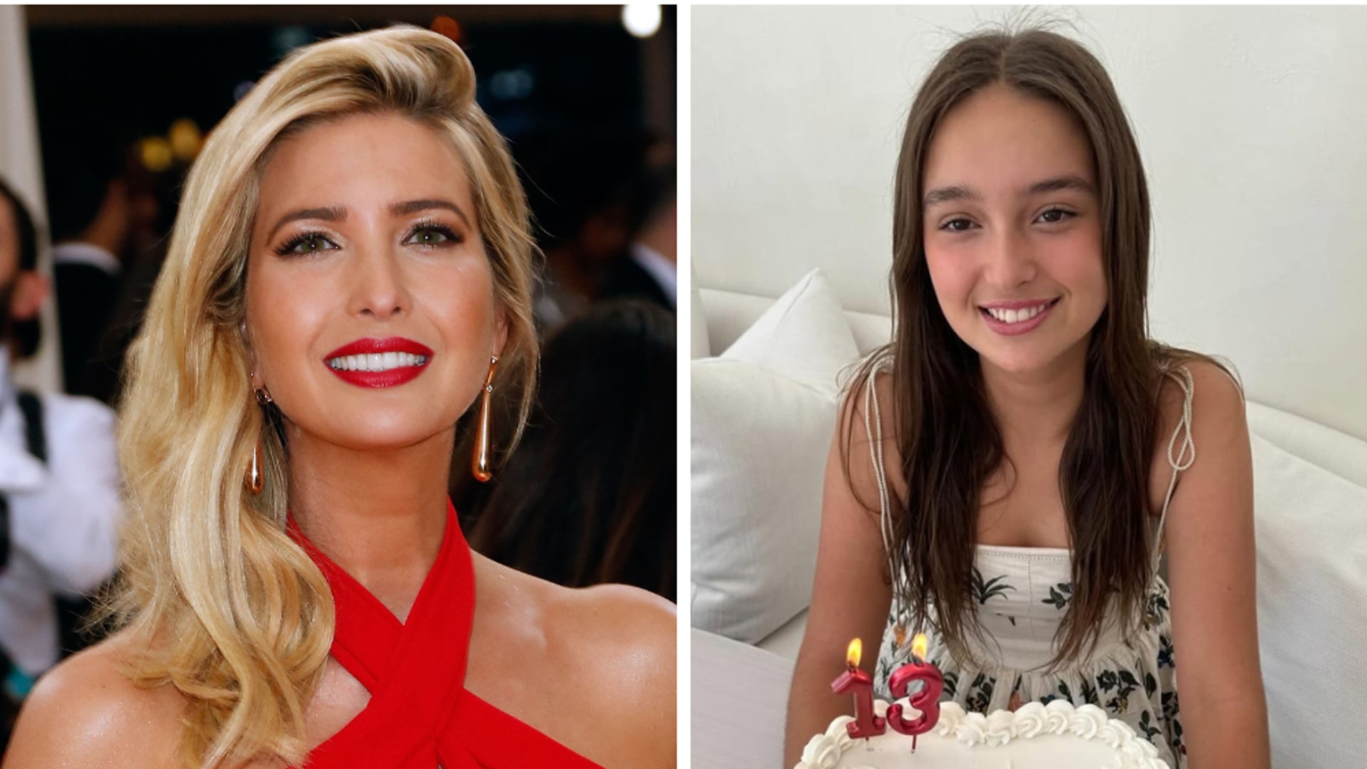 Ivanka Trump arabella split image