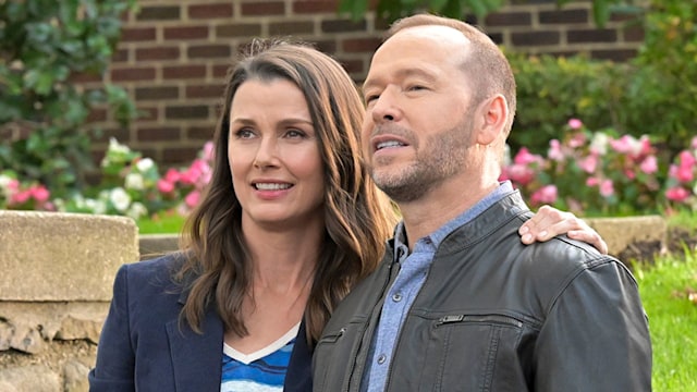 Donnie Wahlberg and Bridget Moynahan in Blue Bloods