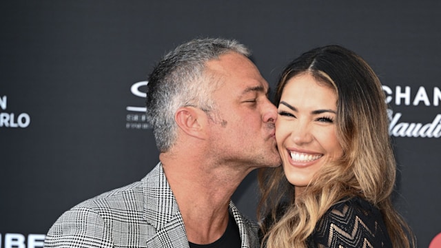 Taylor Kinney and Ashley Cruger attend the opening ceremony during the 61st Monte Carlo TV Festival on June 17, 2022 