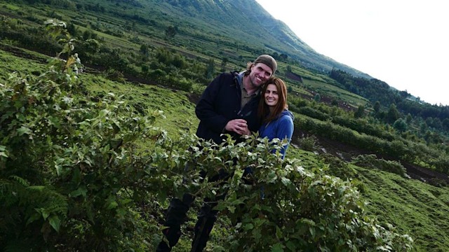 Stana Katic with her husband Kris