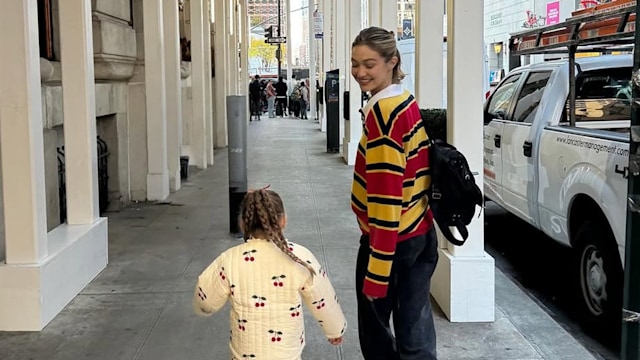Gigi Hadid and her daughter Khai