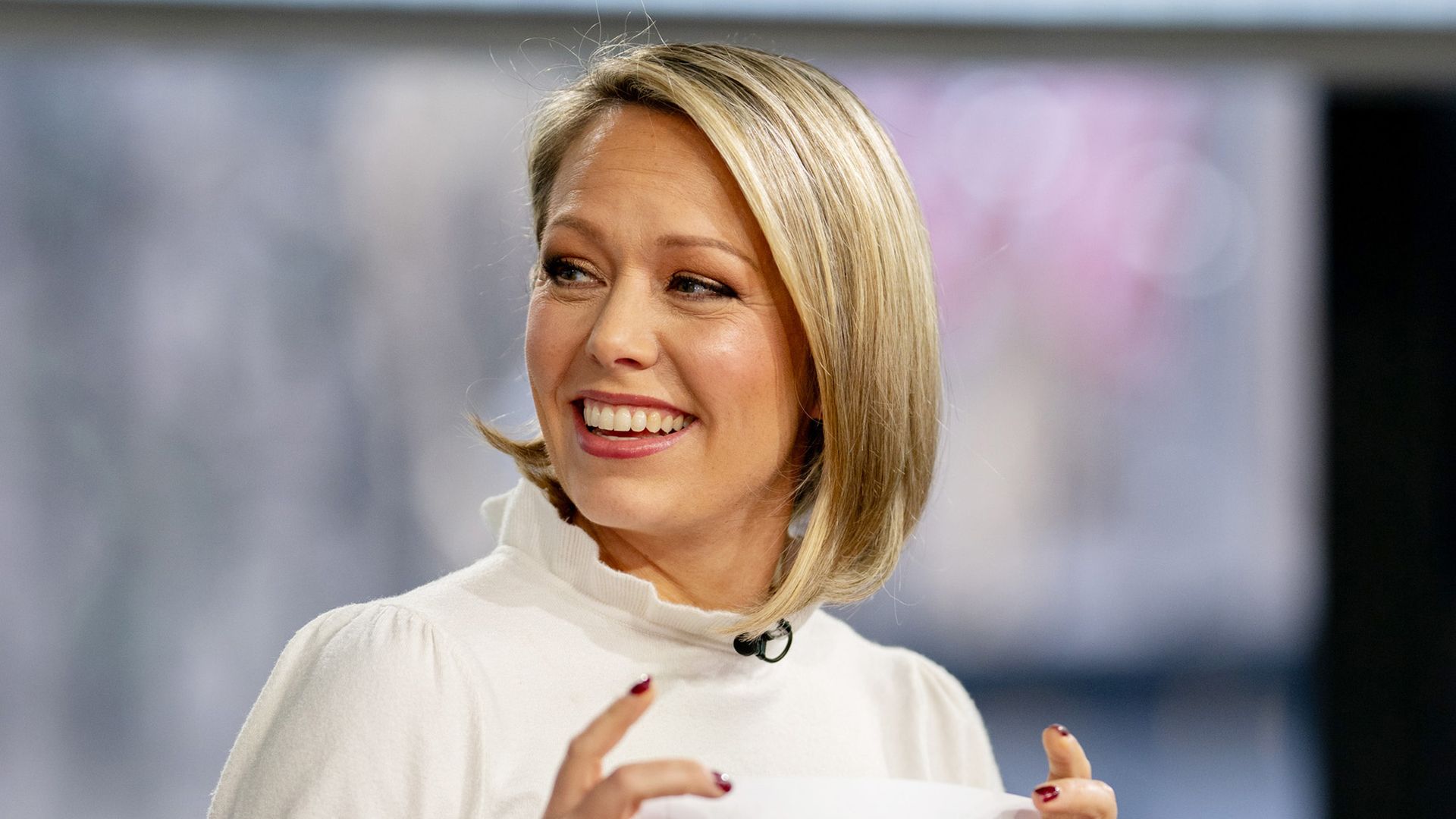 Dylan Dreyer wearing white 