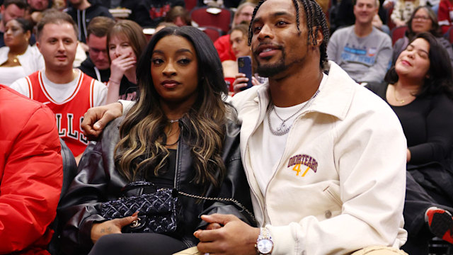 Simone and Jonathan caught up for the Chicago Bulls game