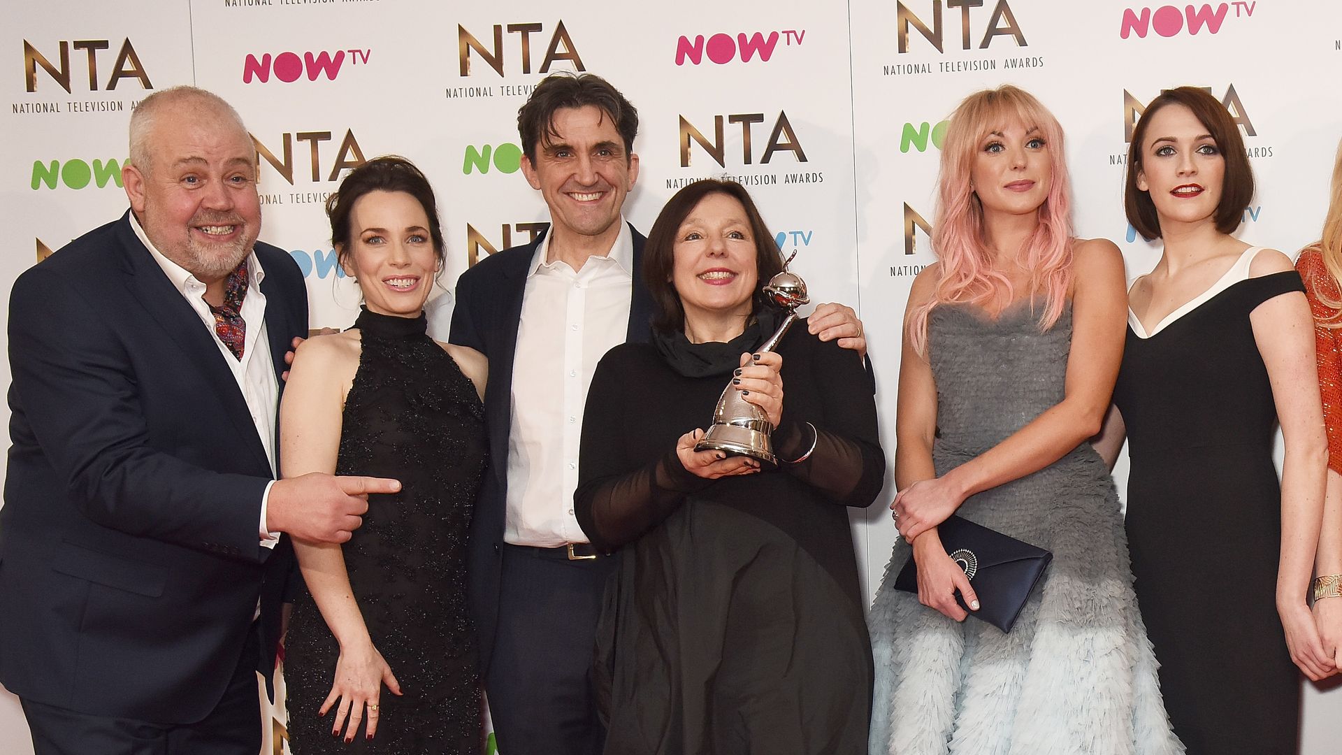 Call the Midwife cast at 2017 NTAs