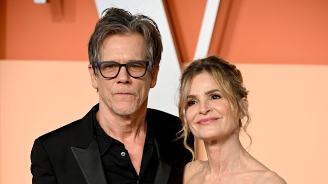 Kevin Bacon, Kyra Sedgwick attend the 2025 Vanity Fair Oscar Party Hosted By Radhika Jones at Wallis Annenberg Center for the Performing Arts on March 02, 2025 in Beverly Hills, California