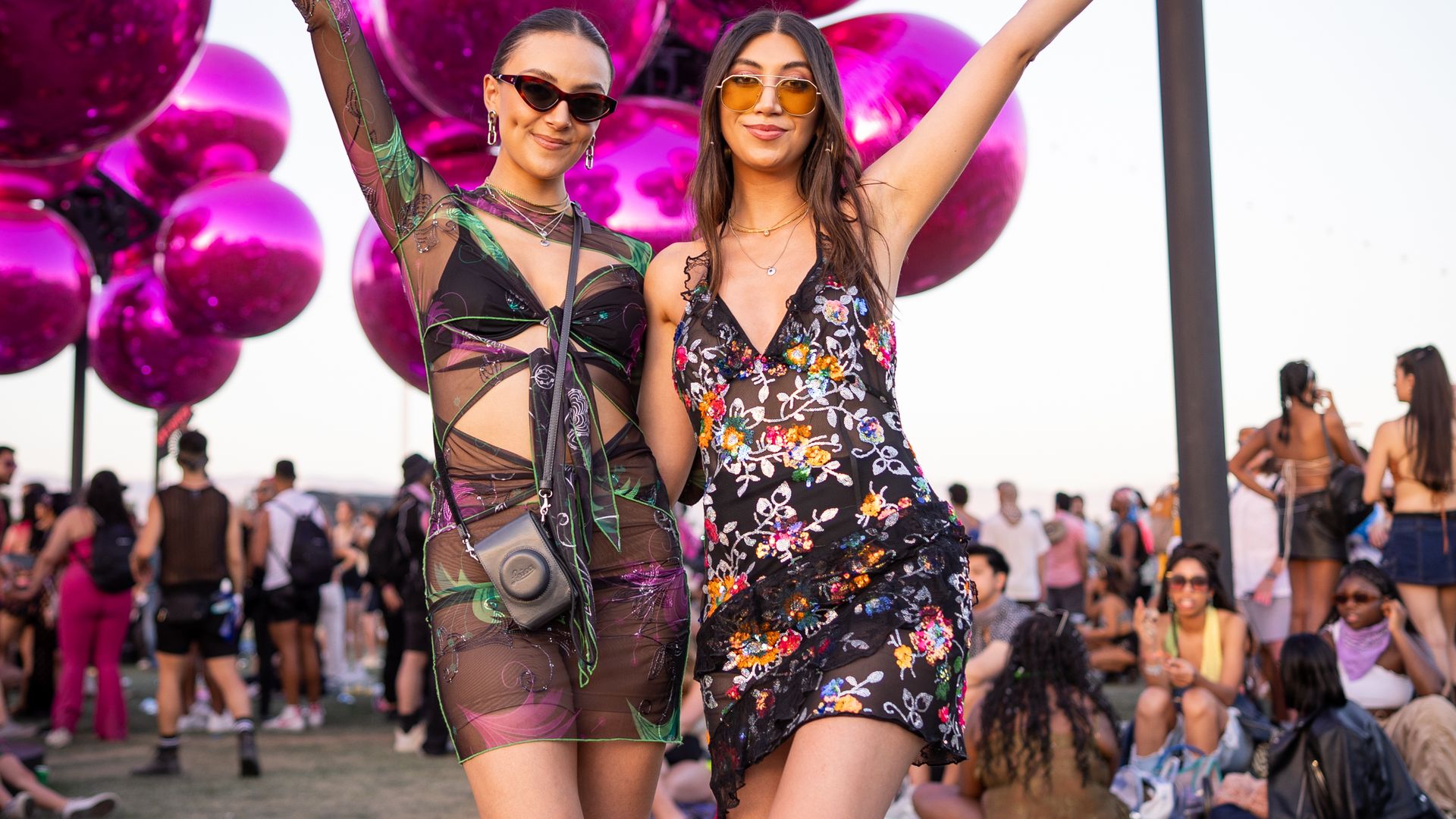 INDIO, CALIFORNIA - APRIL 15: Festivalgoers attend the 2023 Coachella Valley Music and Arts Festival on April 15, 2023 in Indio, California. (Photo by Emma McIntyre/Getty Images for Coachella)