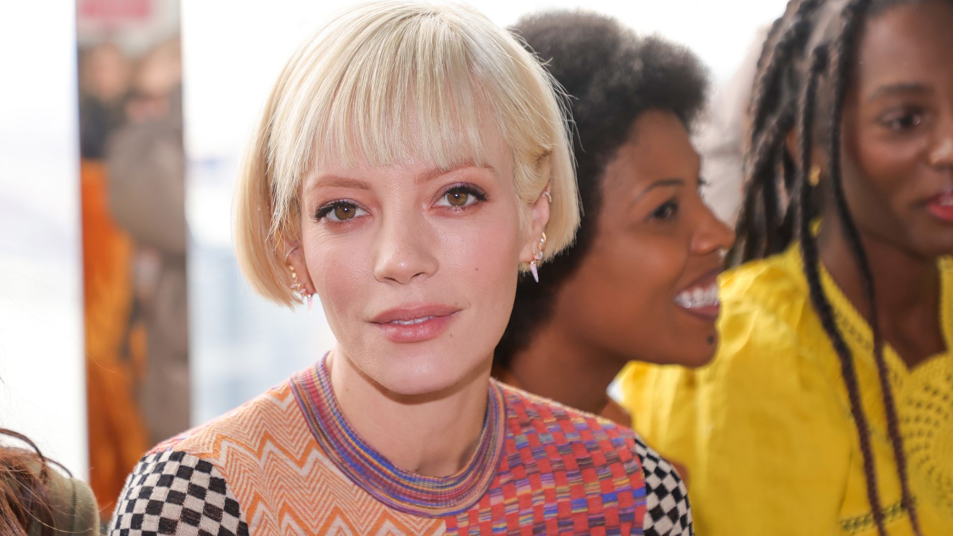 Lily Allen attends the Ulla Johnson show during New York Fashion Week
