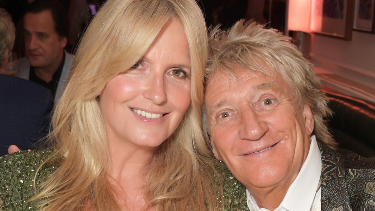Penny Lancaster stuns in waist-cinching dress during romantic getaway with husband Rod
