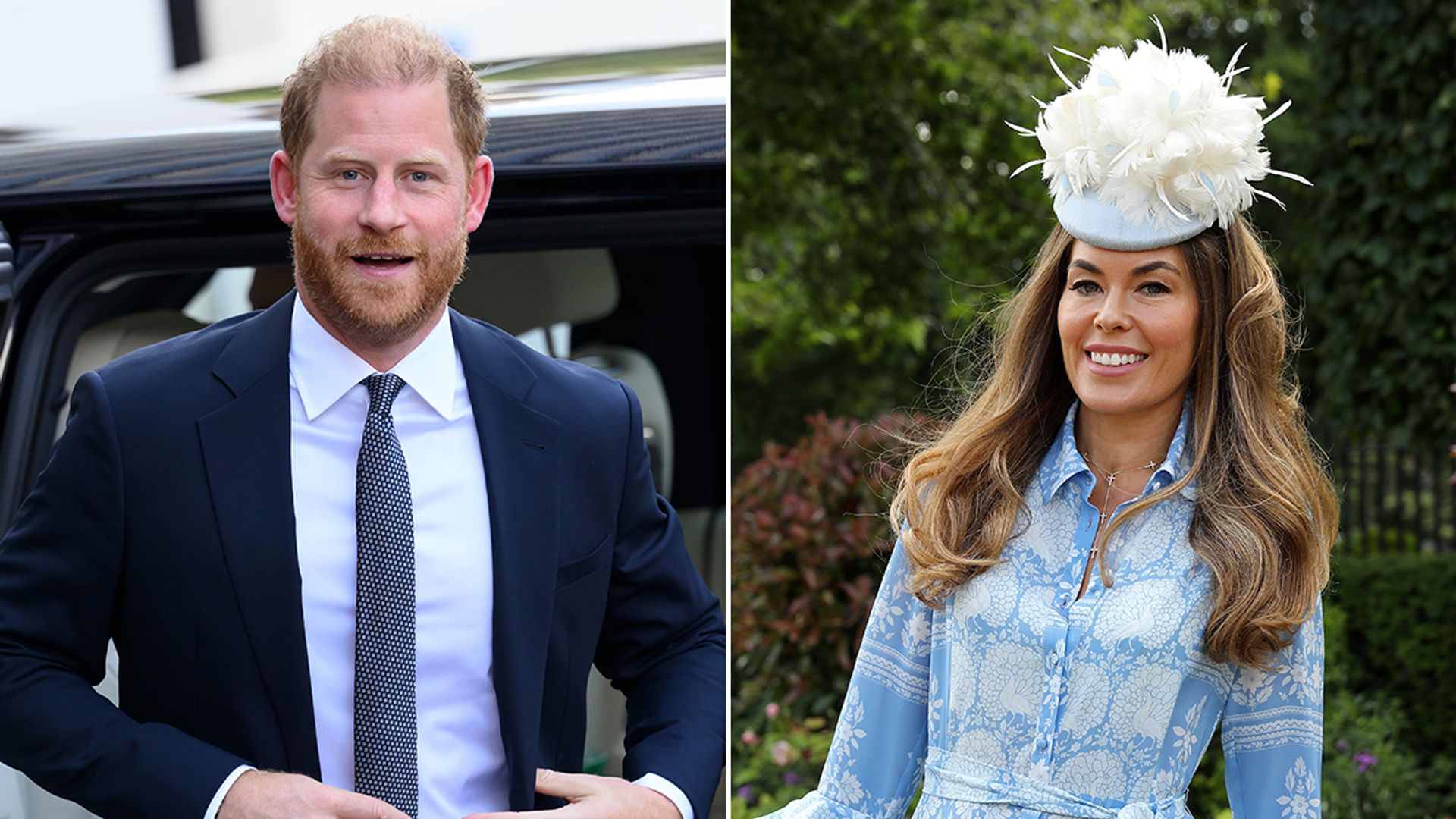 Split image of Prince Harry and Sophie Stanbury