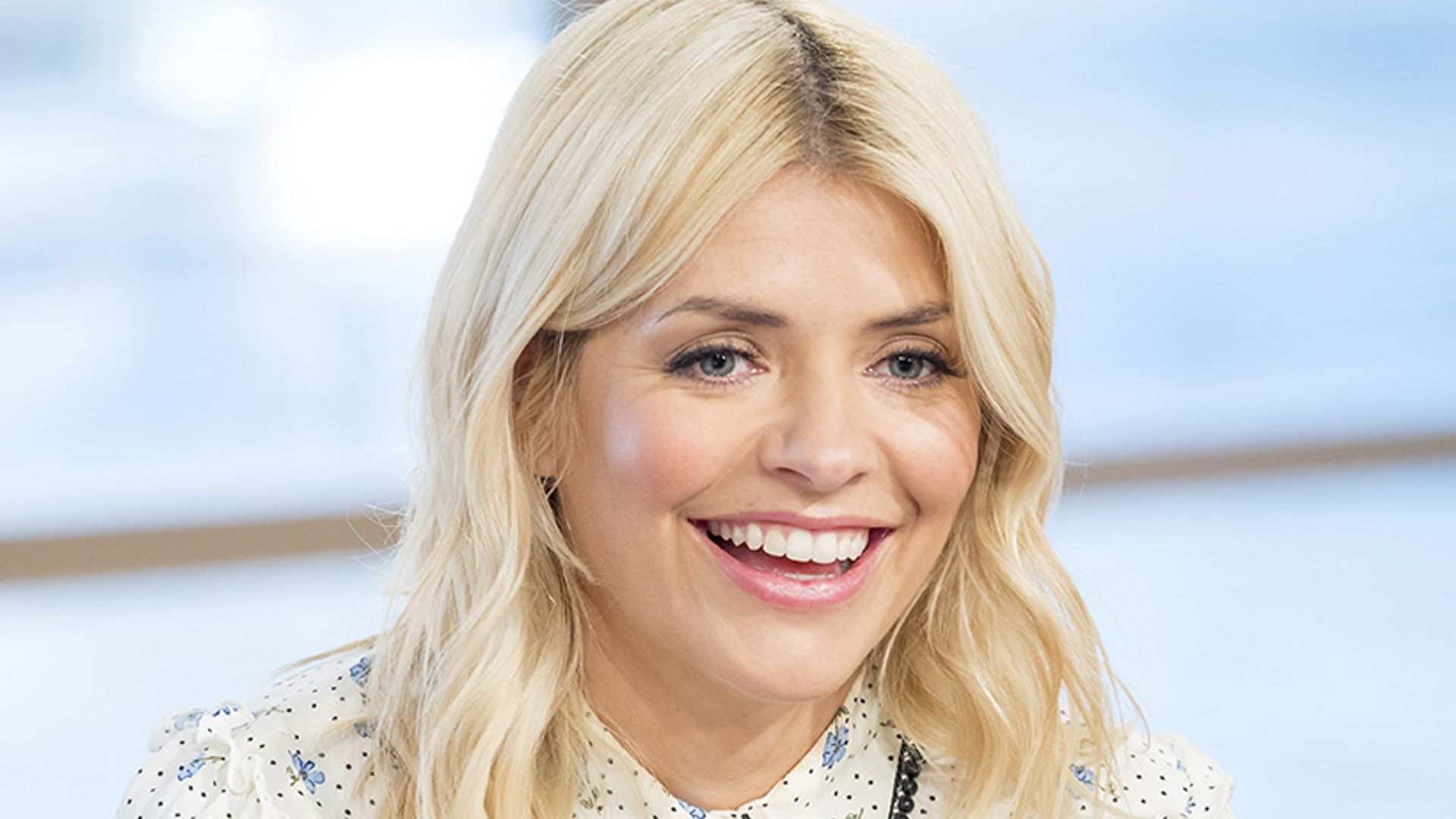 holly willoughby this morning outfit red dress