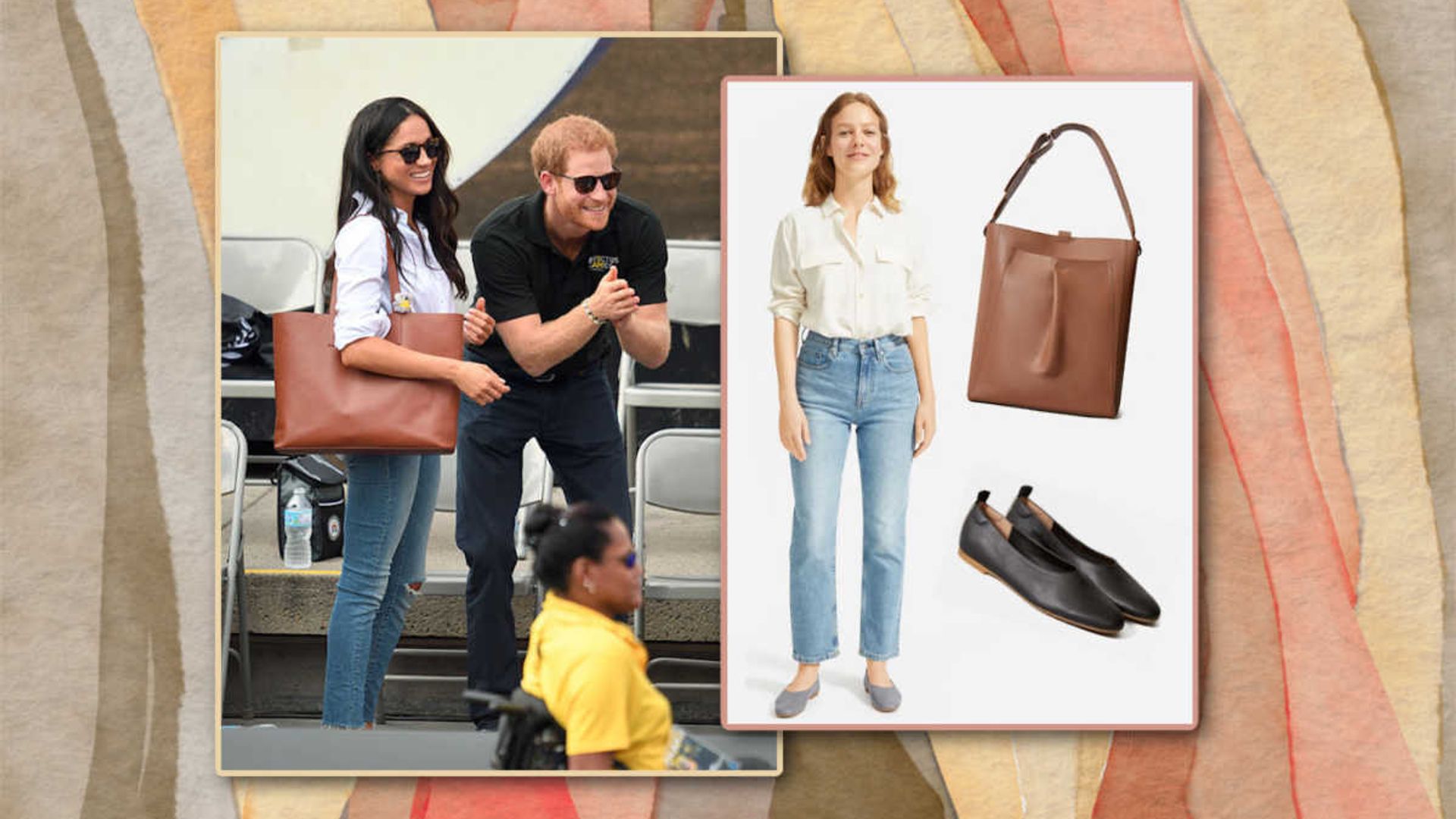 Meghan Markle Carries the Same Chic (and Affordable) Tote as Angelina Jolie