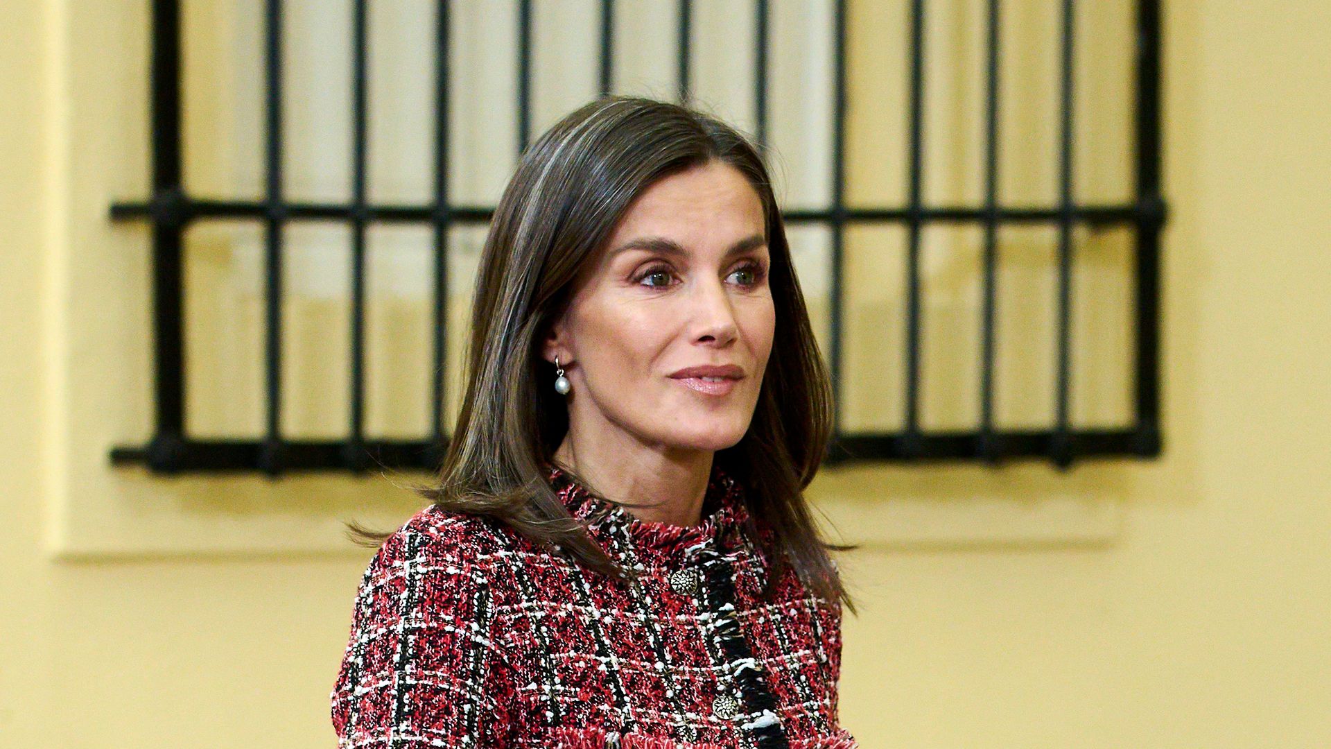 Queen Letizia is the ultimate cool-girl in tweed jacket and affordable ballet flats