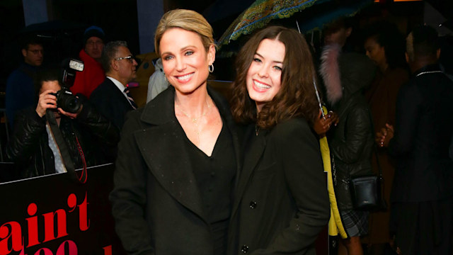 amy robach and daughter ava on the red carpet 