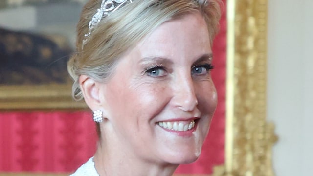 Duchess Sophie and Prince Edward, Duke of Edinburgh attend the State Banquet at Windsor Castle on July 08, 2025 in Windsor, England. President Emmanuel Macron and Mrs Brigitte Macron visit the UK in the first visit State Visit made by France in 17 years. They are staying at Windsor Castle, hosted by King Charles III and Queen Camilla, and a banquet will be held there in their honour. The Macrons will visit Imperial College, and the President will address Parliament during his stay. 