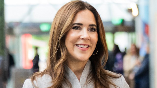 Queen Mary of Denmark being shown around by Federica Marchionni, CEO of Global Fashion Agenda (R) at The Global Fashion Summit at The DR Concert Hall on June 4, 2025 in Copenhagen, Denmark.